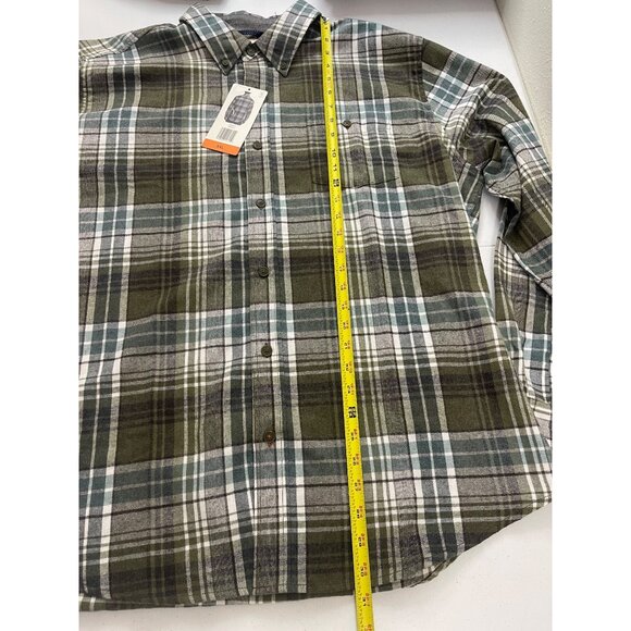 Weatherproof Vintage Mens Flannel Shirt (US, XXL, Green), New - Picture 14 of 16